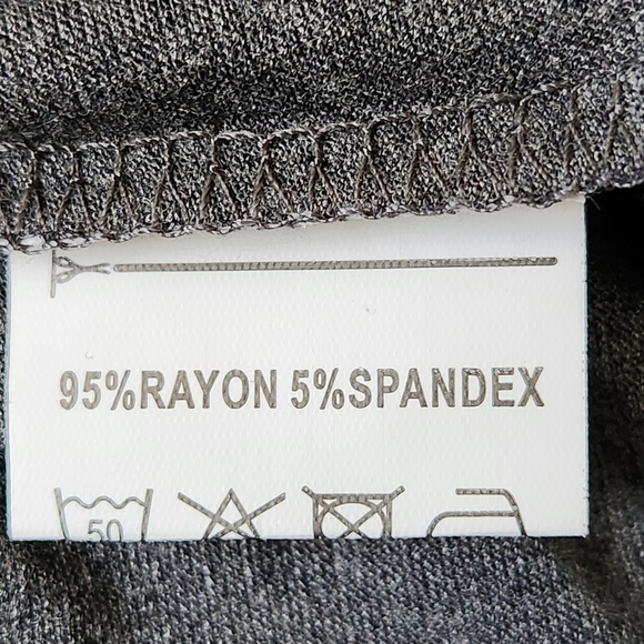 EKOUAER Men's Color Block Gray Raglan Comfort Nightshirt Sleepshirt Loungewear - Picture 10 of 12